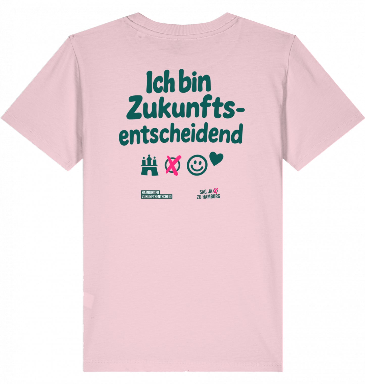 Kinder-T-Shirt „ICH BIN ZUKUNFTSENTSCHEIDEND”
